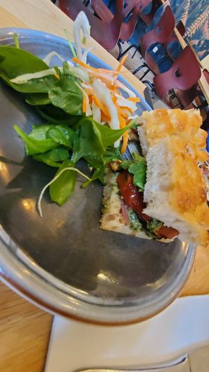 Foccacia eggplant at Terter in Brussels