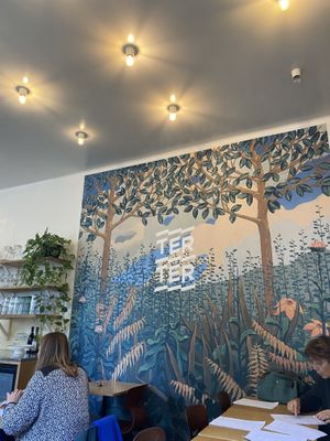 The inside  at Terter in Brussels