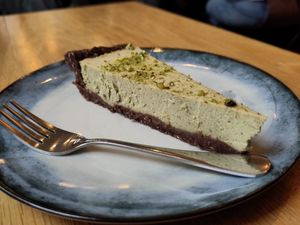 Pistachio pie at Terter in Brussels