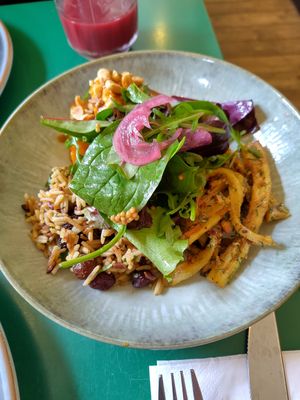Second half of lunch plate at Terter in Brussels