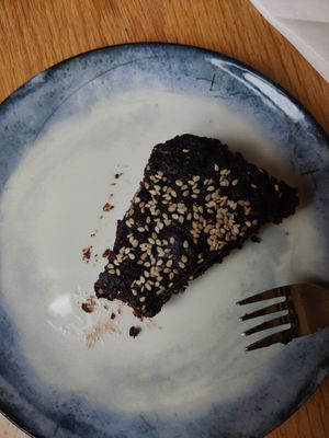 Gâteau chocolat sésame at Terter in Brussels