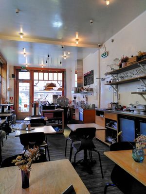 Eat-in space at Terter in Brussels