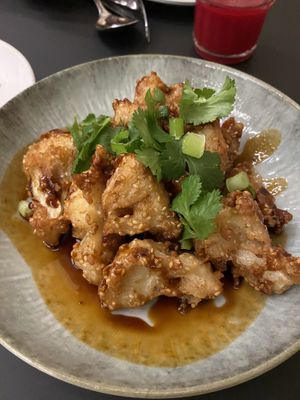 Cauliflower wings  at Terter in Brussels