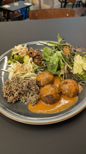 Tofu balls at Terter in Brussels