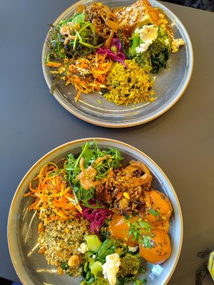 Lunch with tofu dumplings at Terter in Brussels
