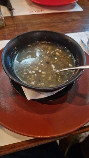 Muhsroom soup at Spice Cafe & Restaurant in Belgrade