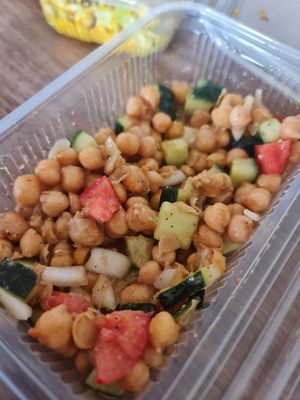 Chickpea salad (delivery) at Spice Cafe & Restaurant in Belgrade