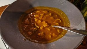 Soya curry at Spice Cafe & Restaurant in Belgrade