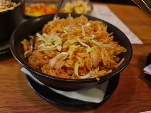 Garlic rice at Spice Cafe & Restaurant in Belgrade