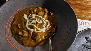 Mashrom masala at Spice Cafe & Restaurant in Belgrade