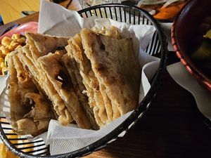 Naan at Spice Cafe & Restaurant in Belgrade