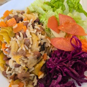 Daily plate at Green Side in Coimbra