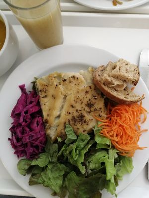 Lasanha vegana at Green Side in Coimbra