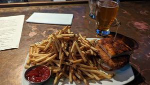 Vegan's Choice handheld. at The Public House in Charlotte