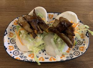 Mock duck bao buns  at Vietfood Springwood in Springwood