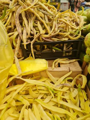 String beans at Pijaca Mirijevo in Belgrade