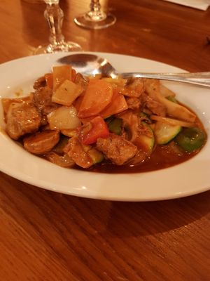 Saté "beef" at Vegebowl in Paris