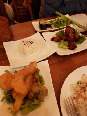 Japanese menu at Vegebowl in Paris