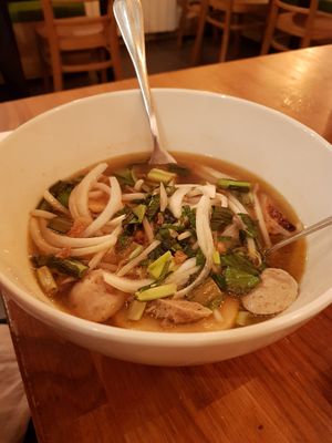 Pho at Vegebowl in Paris