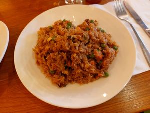 Stir-fried rice at Vegebowl in Paris