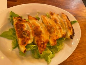 Veg gyoza   at Vegebowl in Paris