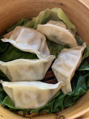 Dumplings   at Vegebowl in Paris