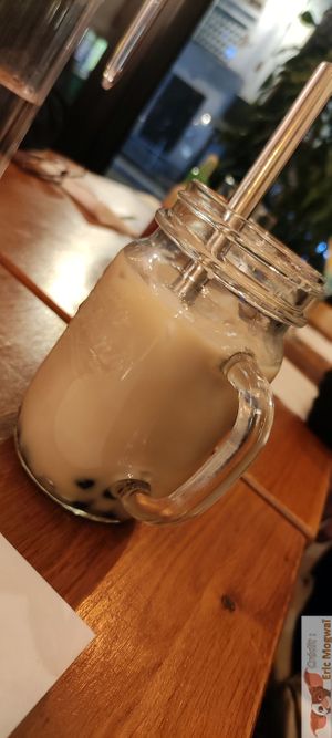Bubble tea at Vegebowl in Paris