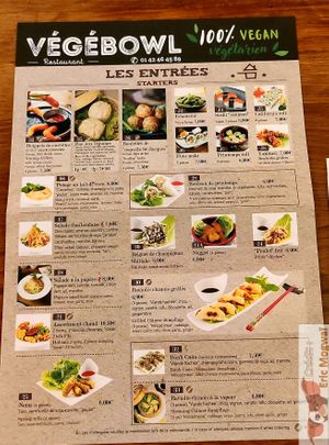 Starter at Vegebowl in Paris