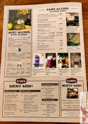 Drinks at Vegebowl in Paris