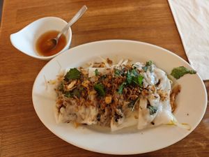 Banh cuon at Vegebowl in Paris