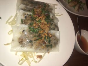 Korean dumplings at Vegebowl in Paris