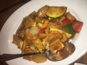 Cashew "chicken"  at Vegebowl in Paris