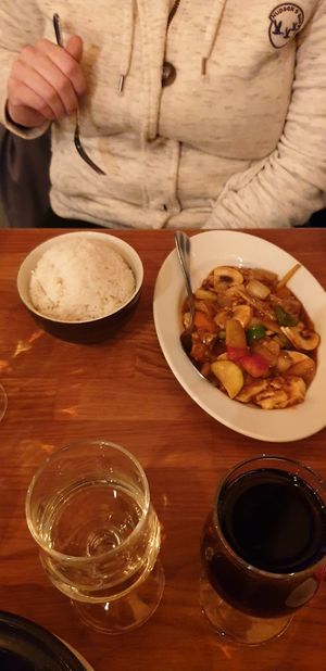 'beef' satay at Vegebowl in Paris