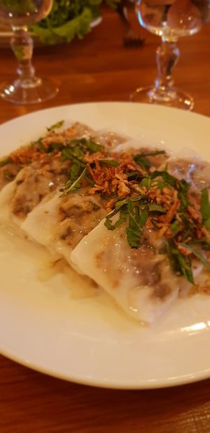 Banh cuon at Vegebowl in Paris