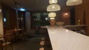 Great atmosphere, friendly staff, and delicious food! A small oasis for plant eaters! at RĪSI+NŪDELES in Liepaja