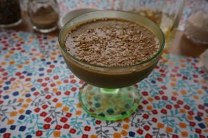 Algarrobina pudding.  at Yami in Lima