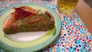 Entrada: quiche at Yami in Lima