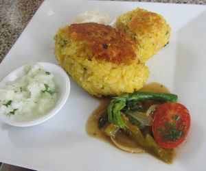 Tacu-Tacu beans at Yami in Lima