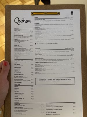   at Quinoa in Las Condes