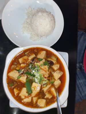 Mapo tofu   at Karma Asian in Denver