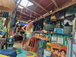 Counter at Los Trece Cielos in Tzununa