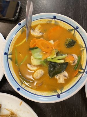 Vegan Tom Yum Soup  at Eat Thai in Guelph