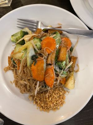 Vegan Pad Thai with Tofu  at Eat Thai in Guelph