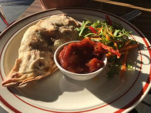 Calzone  at The Good Loaf Sourdough Bakery and Cafe in Bendigo