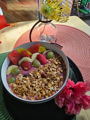 Acai bowl at Lewis's House in Puerto Viejo De Talamanca