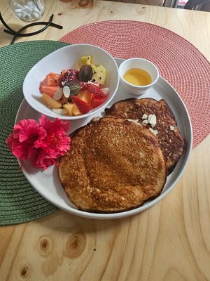 Coco pancake at Lewis's House in Puerto Viejo De Talamanca