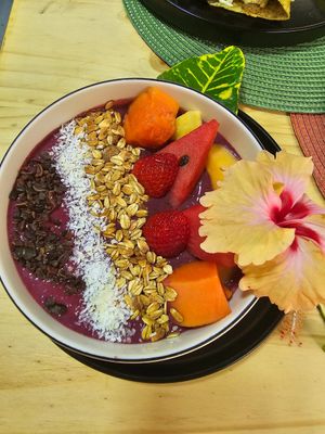 Acai bolw at Lewis's House in Puerto Viejo De Talamanca