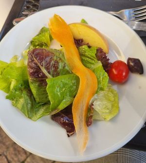 Free side salad at Zum Beispiel in Porvoo