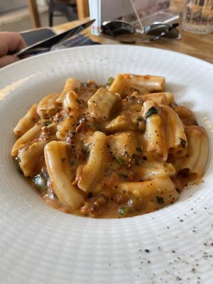 Mushroom pasta  at Zum Beispiel in Porvoo