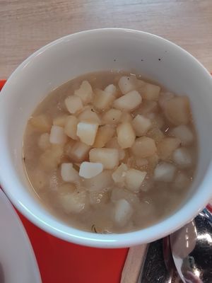 Zemiakova na kyslo, vratila som sa do detstva a k jednemu z mala dobrych jedal v skolskej jedalni :D at Veg Life - Einsteinova in Bratislava